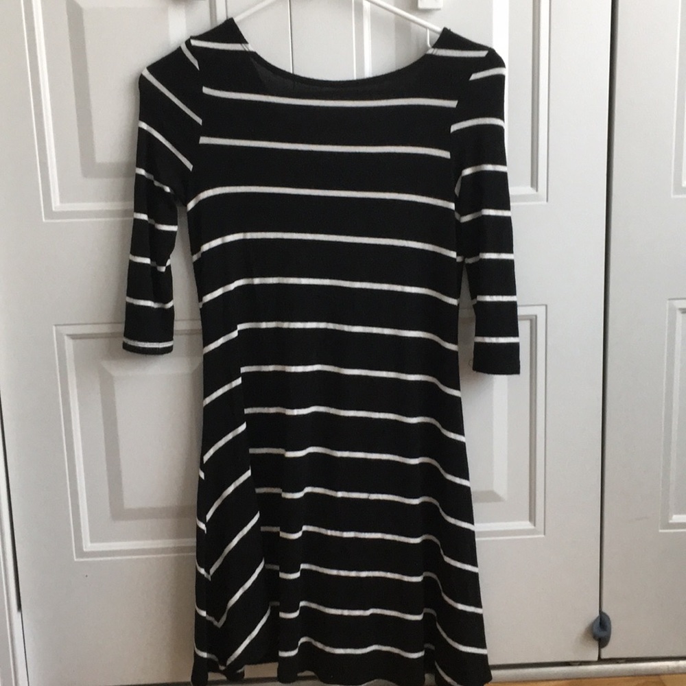 Black and white dress